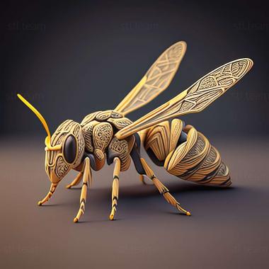 3D model Polistes japonicus (STL)